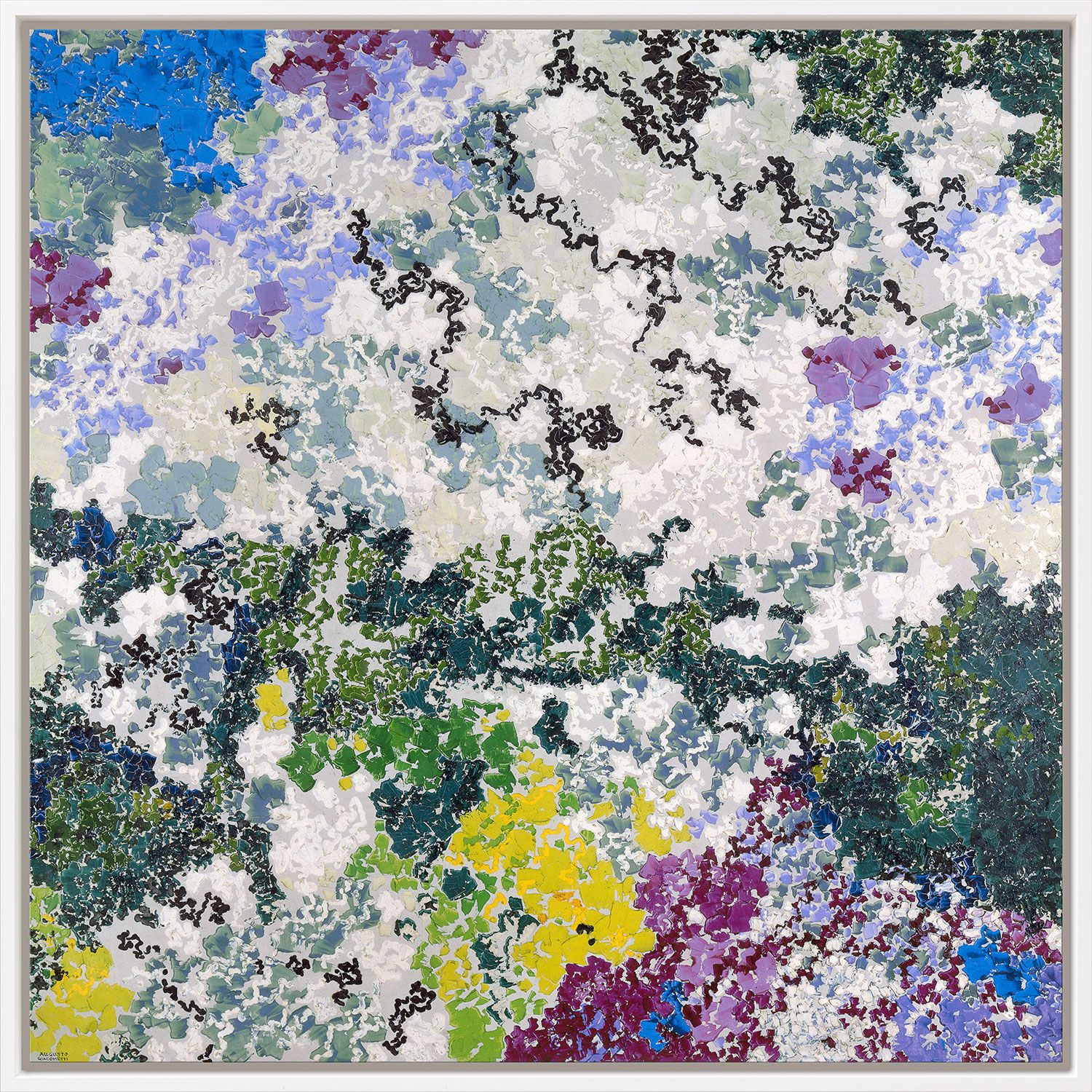 Schilderij "Meimorgen" (1910), ingelijst van Augusto Giacometti