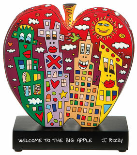 Porcelain object "Welcome to the big apple" by James Rizzi