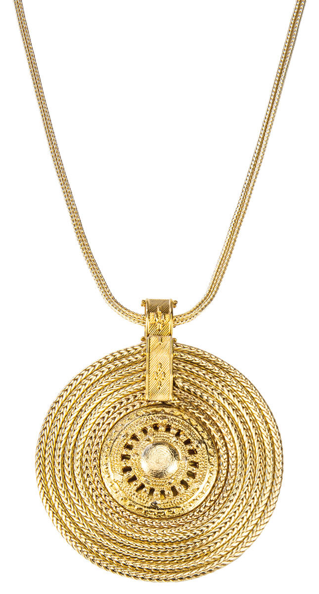Ketting "Aton Zonnewiel" van Petra Waszak