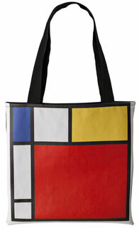 Bag "Compositions Red, Blue and Yellow" by Piet Mondrian