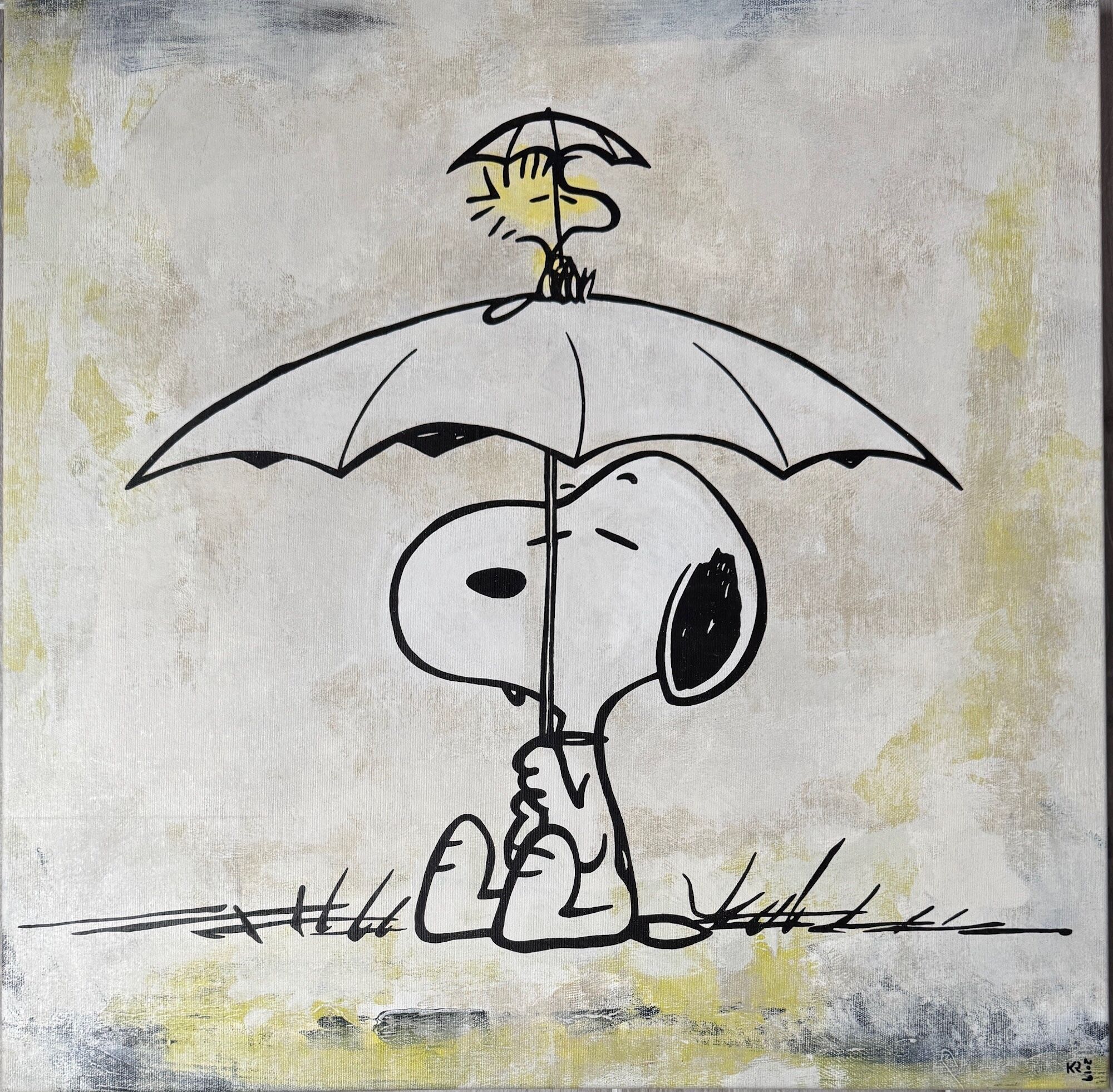 Obrázek "Snoopy s Woodstockem" (2019) (sériový unikát) od duckpool