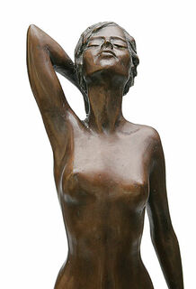 Sculpture "Eva", bronze by Serge Mangin