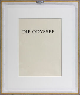 Bild "Die Odyssee - Frontispiz" (1989), gerahmt by Marc Chagall