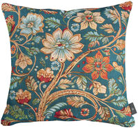 Kussenhoes "Floral Magic", blauwe versie