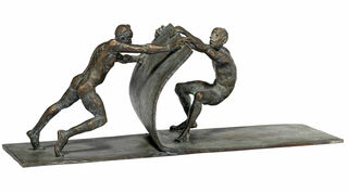 Skulptur "Gemeinsam bewegen" (2019), Bronze