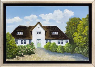 Obraz "Fríský dům II" (2026) (Originál / Unikát), zarámováno