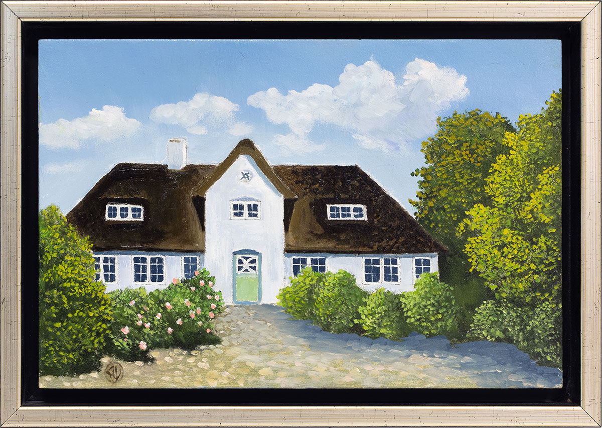 Picture "Frisian House II" (2026) (Original / Unique piece), framed by Arnold Voet