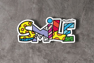 Art Panel / Wandobjekt "Smile" von Romero Britto