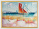 Bild "Regatta" (1895), gerahmt von Henri Edmond Cross