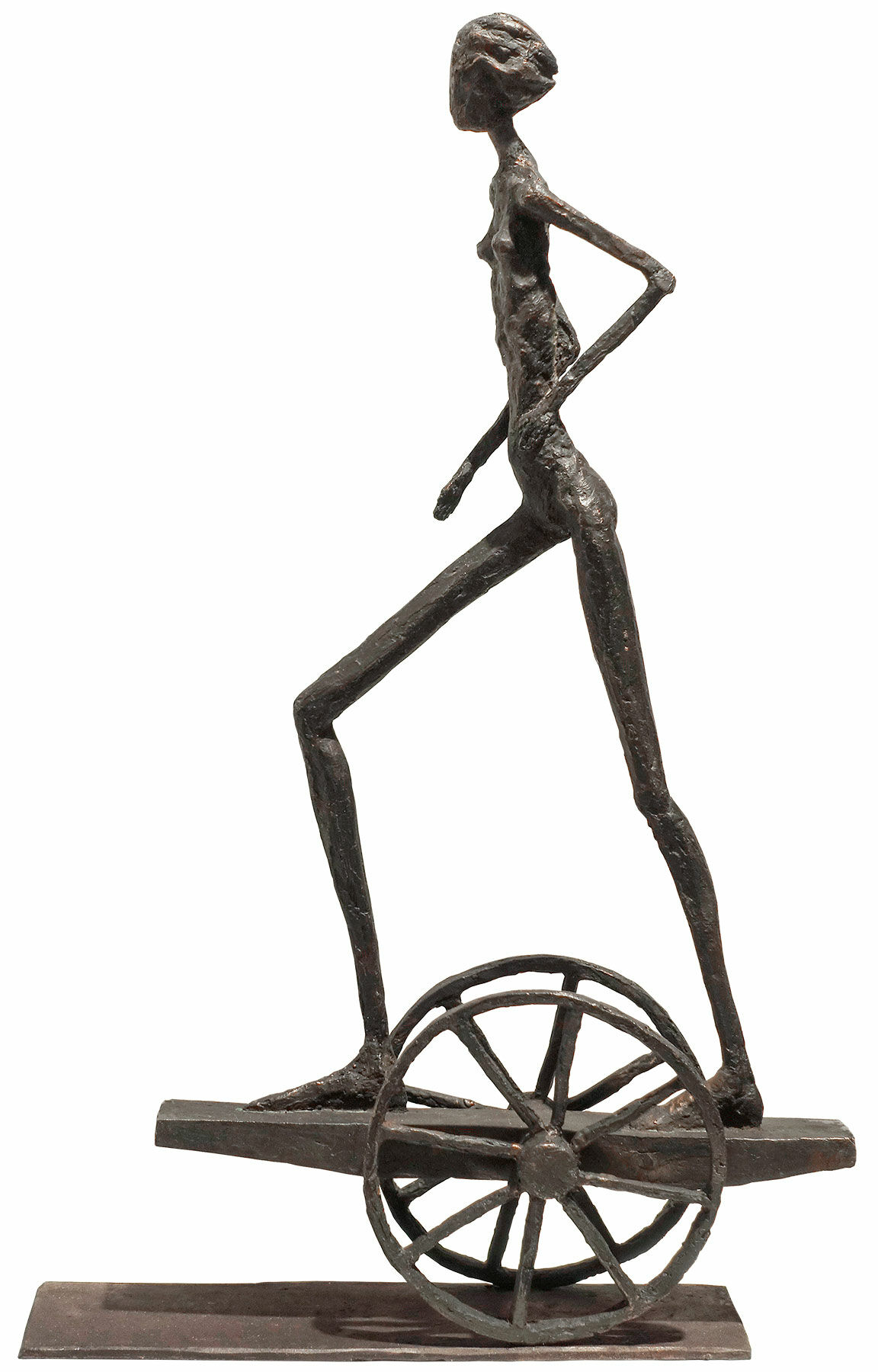 Skulptur "Rush" (2018), bronze von Sibylle Waldhausen