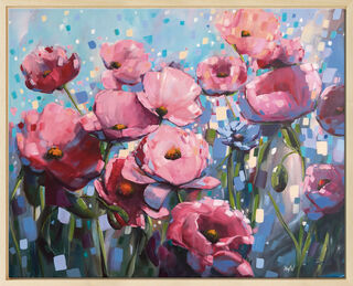 Bild "Bold Summer Feeling 1" (2025) (Original / Unikat), gerahmt