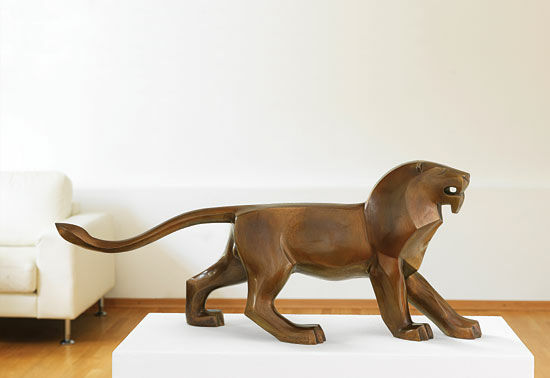 Skulptur "Strength (Lion)", bronze von SIME