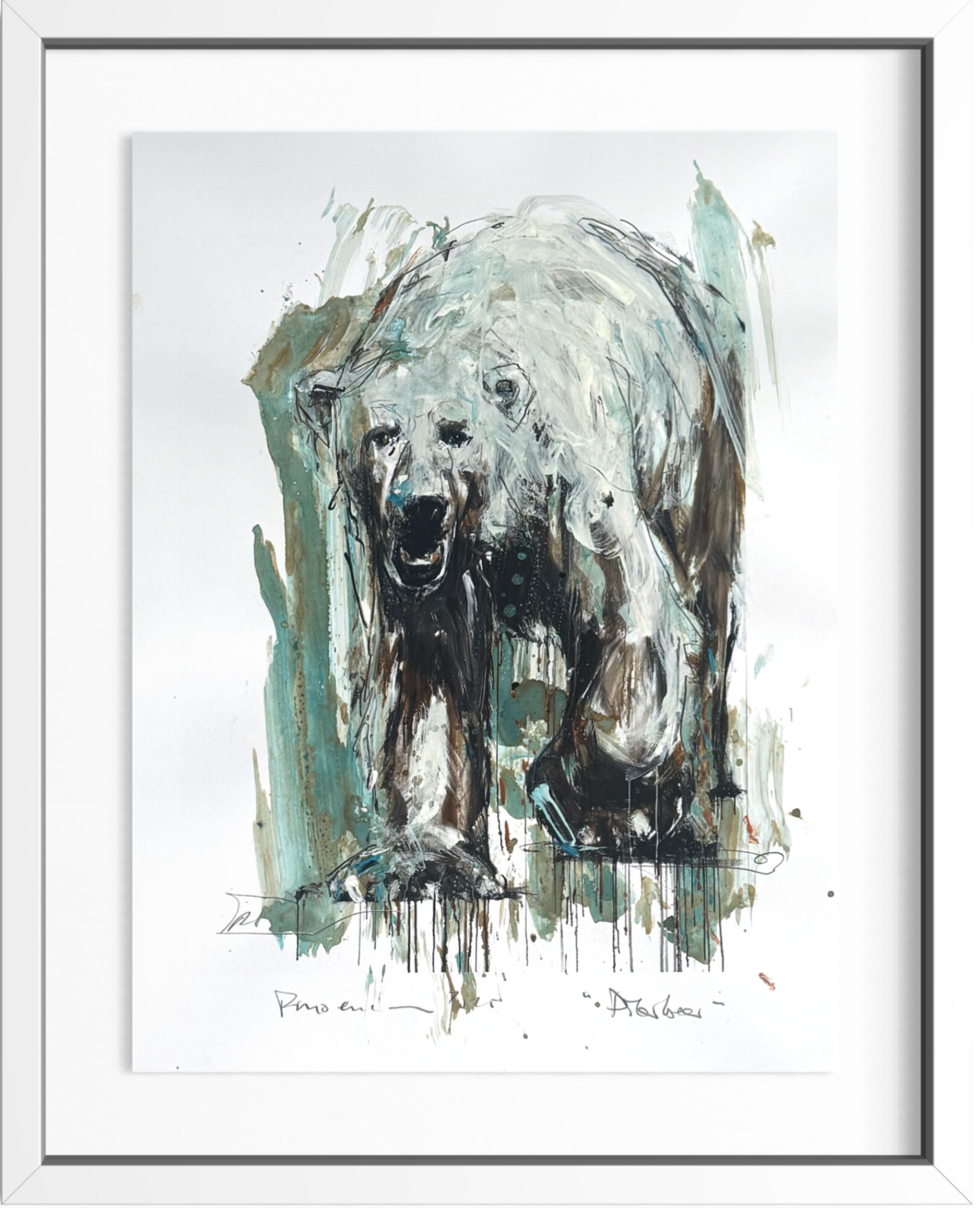 Billede "Polarbear_5.1" (2025) (Unikt værk) af Ralf Koenemann