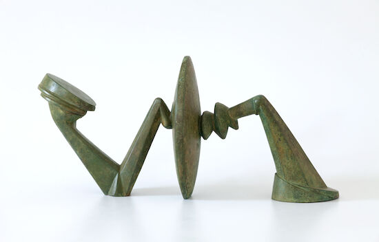 Skulptur "The Calm" (2006), bronze von Alejandra Ruddoff