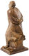 Skulptur "Barnvagnen" (1912), bronsreduktion av Ernst Barlach