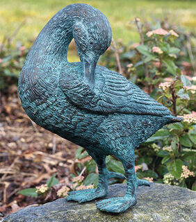 Tuinbeeld "Eend", brons