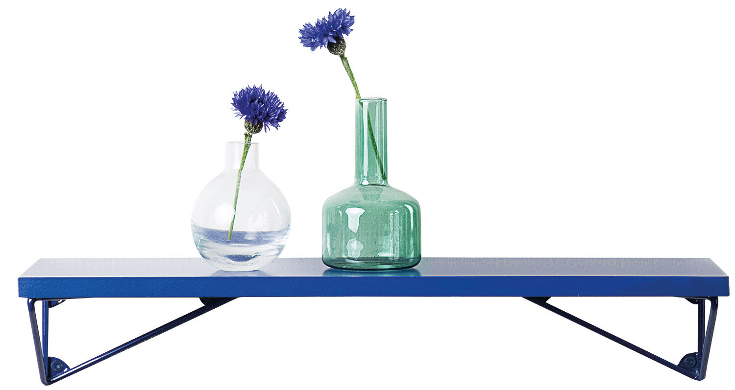 mensola a muro "Pythagoras Blue" (senza decorazione) - Design Gustav Rosén di Maze