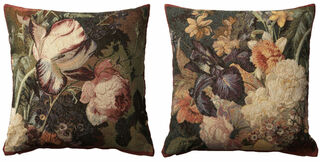 Set of 2 cushion covers "Tulip and Rose" & "Bouquet"