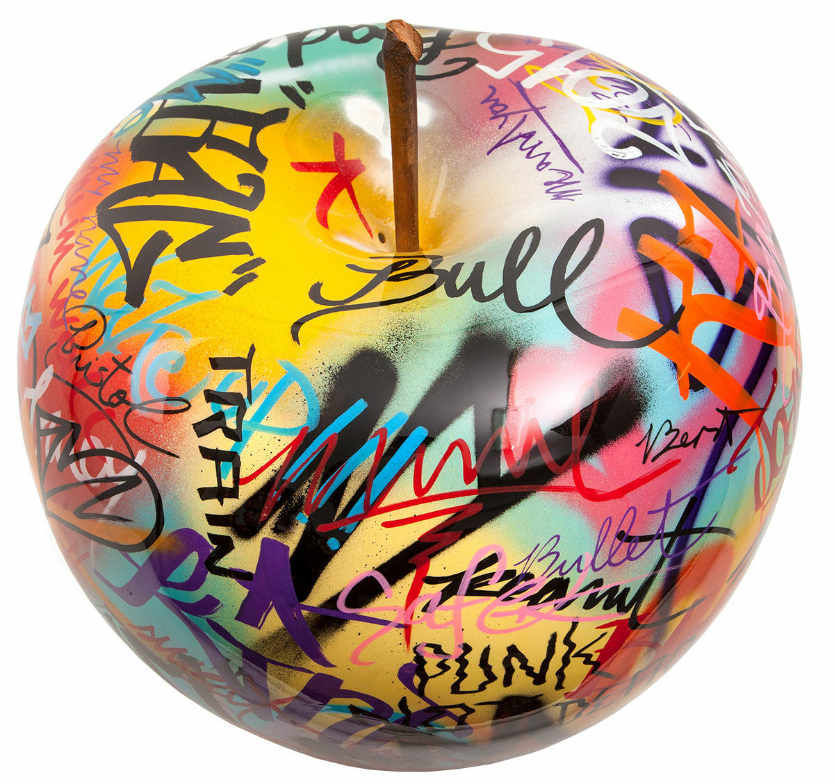 Objet en céramique "Apple Graffiti" von Bruno
