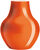 Glass vase "Soho", orange version