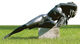 Gartenskulptur "Venera Nera", Kunstguss von Costanzo Mongini