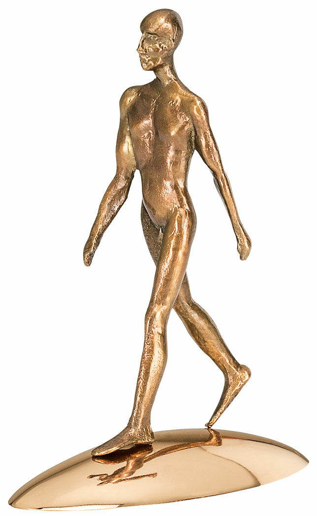 Skulptur "Refleksion af at være (ham)", bronze von Michal Trpák