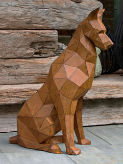 Gartenskulptur "Dobermann"