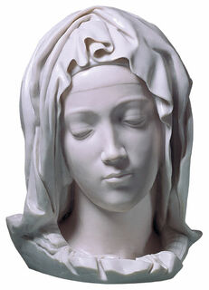 "Kopf der Gottesmutter Maria", Kunstguss