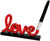 Scultura lettering / oggetto decorativo "Love Sign Red", versione grande