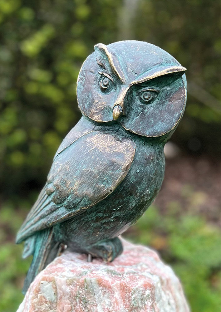 Haveskulptur "Barn Owl" (version uden sten)