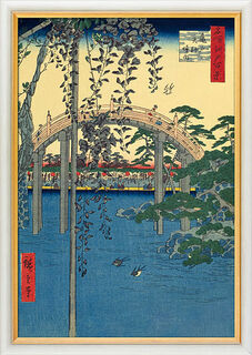 Picture "Kameido Tenjin Shrine" (1856-1858), framed