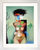 Bild "Torso auf Grün" (2025) (Original / Unikat), gerahmt