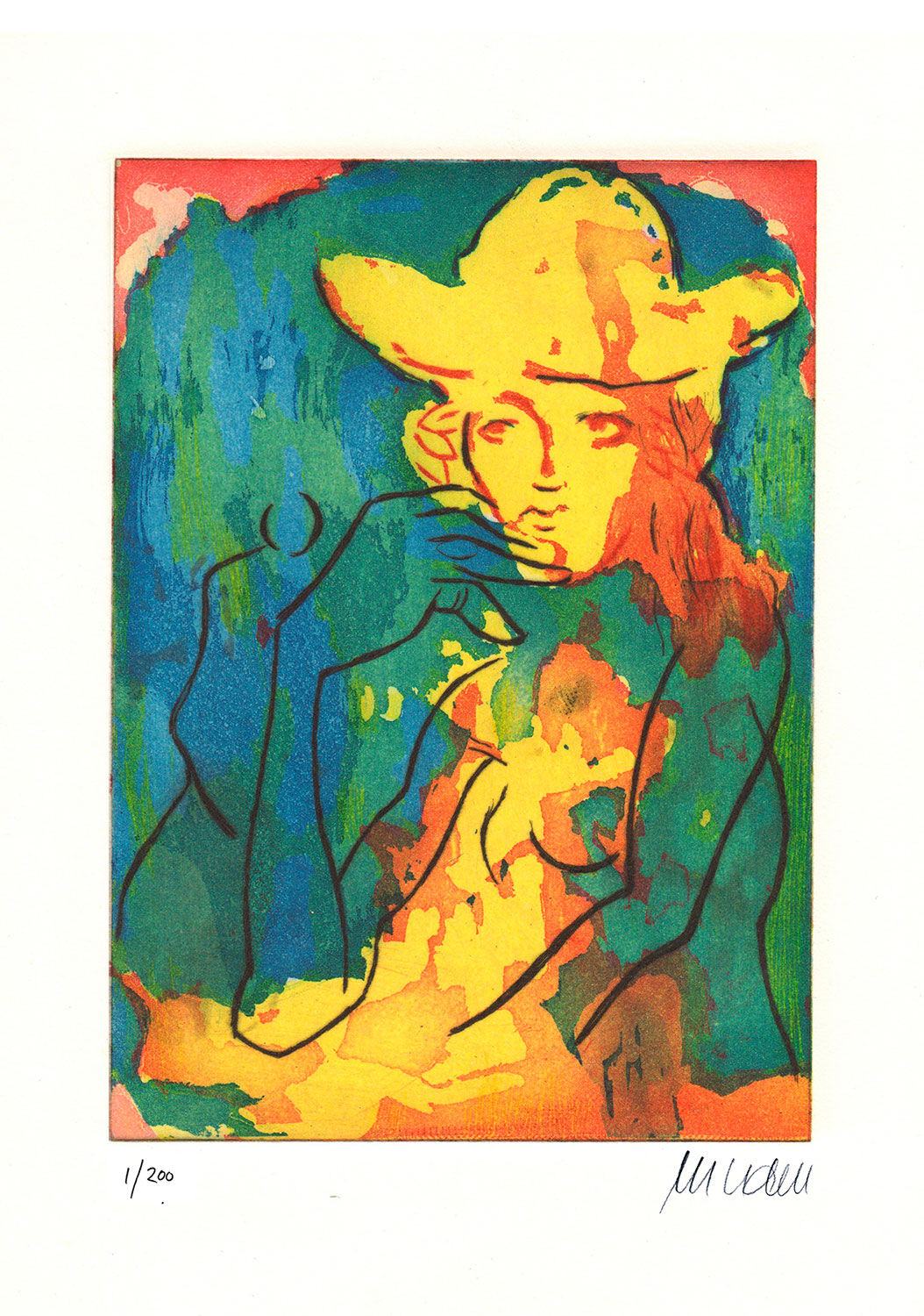 Billede "Final Stop Desire" (2016), uindrammet af Armin Mueller-Stahl