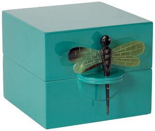 Schatulle "Dragon Fly", türkisfarbene Version