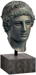 Ephebe Head "Youth with Fillet of Victory", bonded bronze version