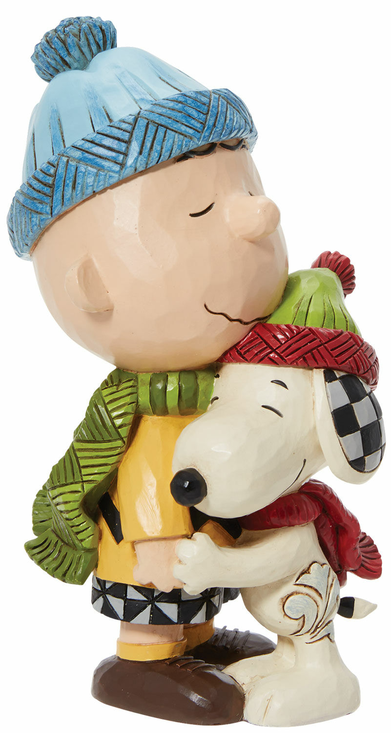 Skulptur "Snoopy og Charlie Brown", støbt von Jim Shore