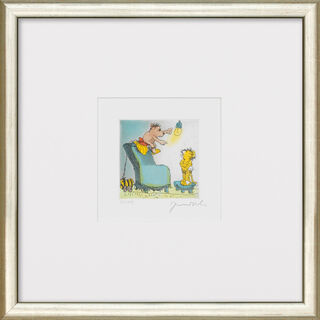 Picture "I’ll Tell You What, Old Tiger", framed