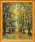 Quadro "Viale del sole", incorniciato