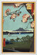 Billede "Suijin Grove og Masaki" (1856-58), indrammet af Ando Hiroshige