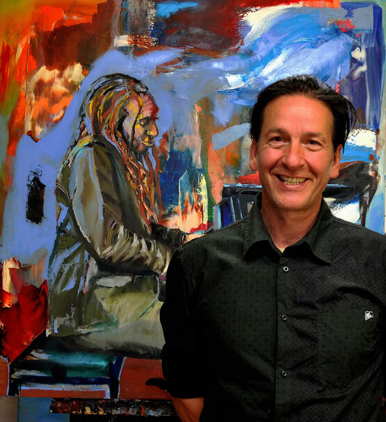 Portrait of the artist Jürgen Born