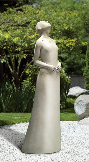 Skulptur "Die Welt", Version in Kunstmarmor von Rainer Stiefvater