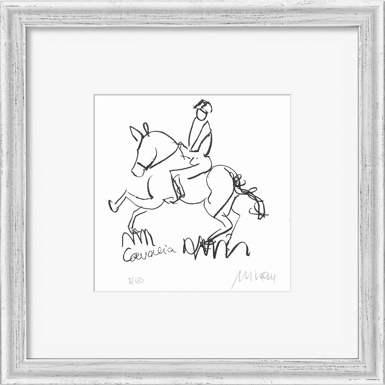 Picture "Cavalia Horse Show" (2021), framed by Armin Mueller-Stahl
