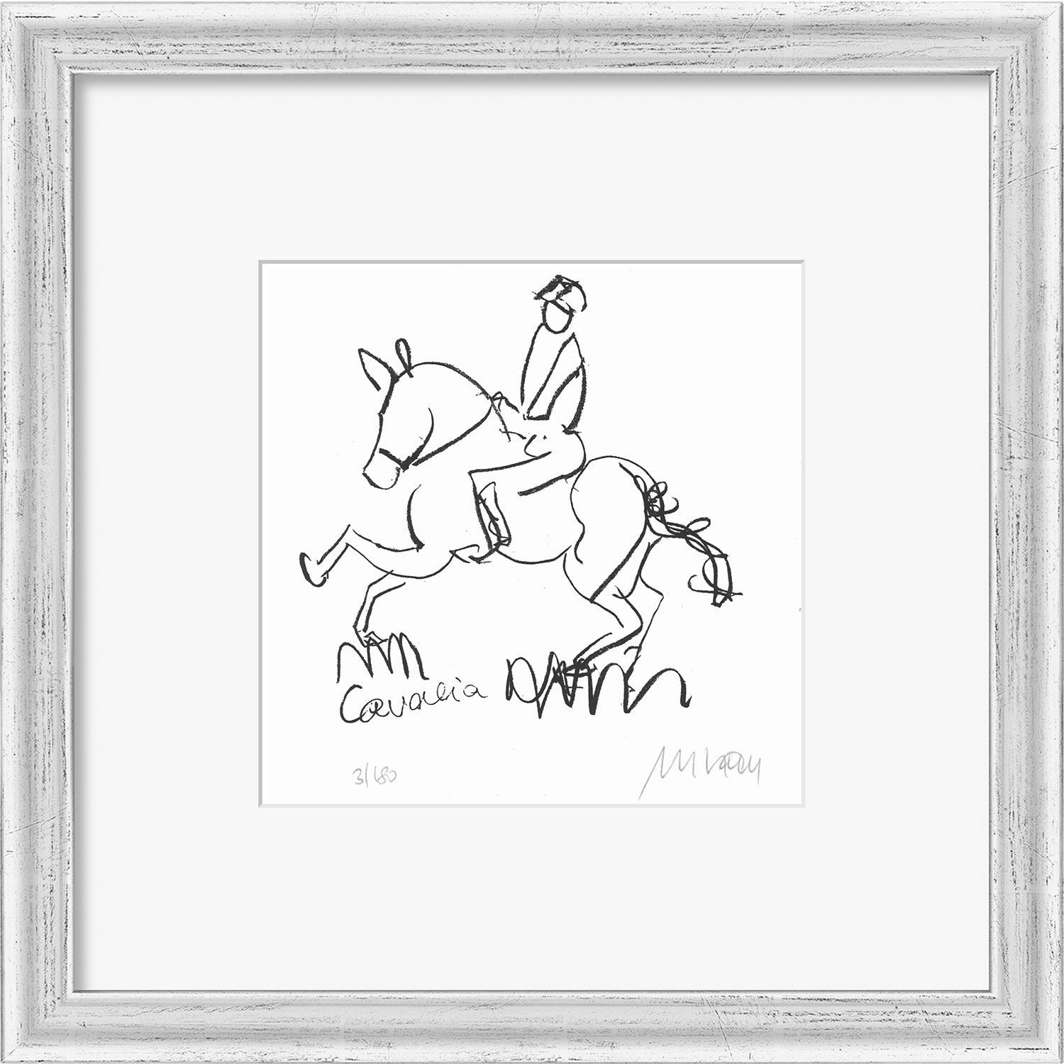 Picture "Cavalia Horse Show" (2021), framed by Armin Mueller-Stahl