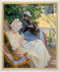 Cuadro "Dos mujeres en el jardín (En el cenador)" (1892), enmarcado de Peder Severin Kroyer