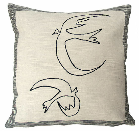 Cushion cover "Hirondelles" by Pablo Picasso
