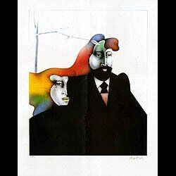Picture portfolio "Bellevue", unframed by Paul Wunderlich
