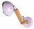 Flexible LED wall lamp "Mr. Wattson", purple version
