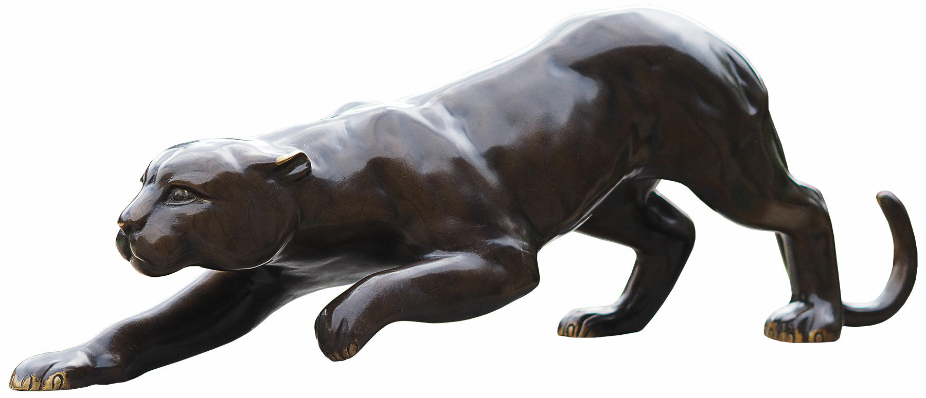 Garden sculpture "Panther", bronze