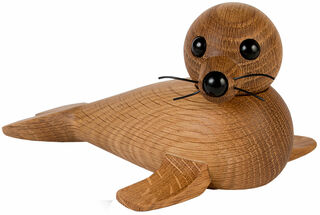 Wooden figure "Mother Seal Mareille"