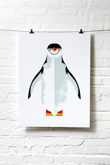 Tableau "Pingouin" (2016) von Dieter Braun